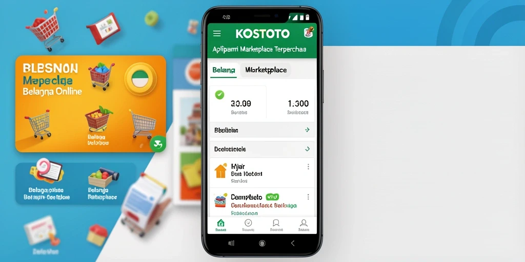 Tampilan antarmuka KOSTOTO yang intuitif dan menarik.