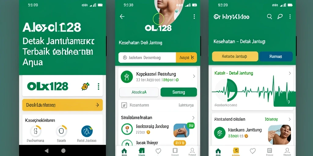 Antarmuka sederhana OLX128 membantu memantau detak jantung dengan mudah.