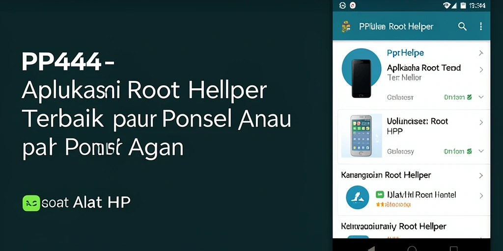 Tampilan antarmuka PP444 yang sederhana dan intuitif.
