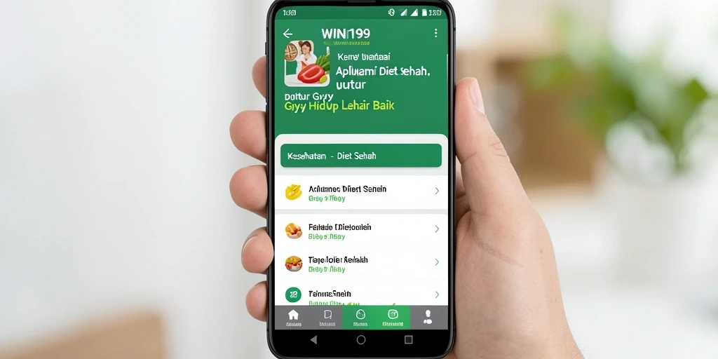 Tampilan antarmuka aplikasi WIN199 yang ramah pengguna.