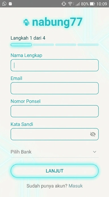 Buat Akun Baru nabung77 dengan Mudah